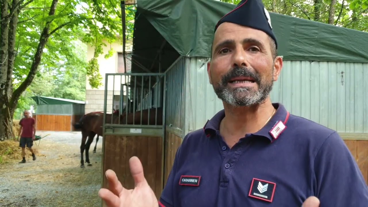 Piancastagnaio Brigadiere M. Martinelli, Caposquadra IV° Reggimento Carabinieri a Cavallo.