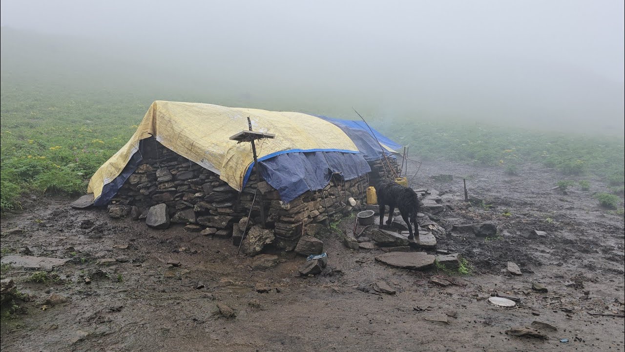 Life Inside a Nepali village During Extreme Rain Rural |Villages Daily Life in Monsoon|rural Nepal 