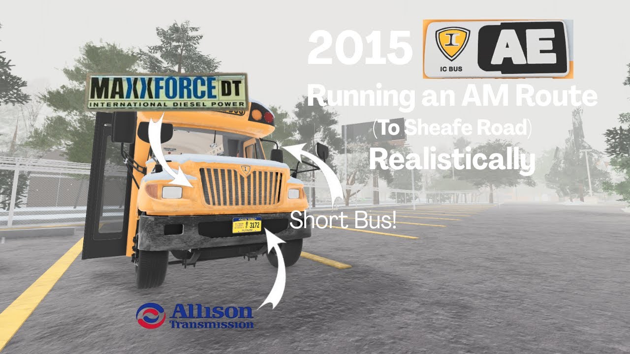 Running a 2015 ICAE in Regional Bus Company Bus #1065  (Realistically)