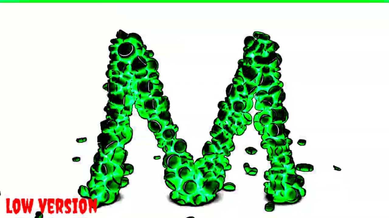 LETTER M WITH COLORFUL 3D ANIMATION !BY:KLASKY CSUPO EFFECTS