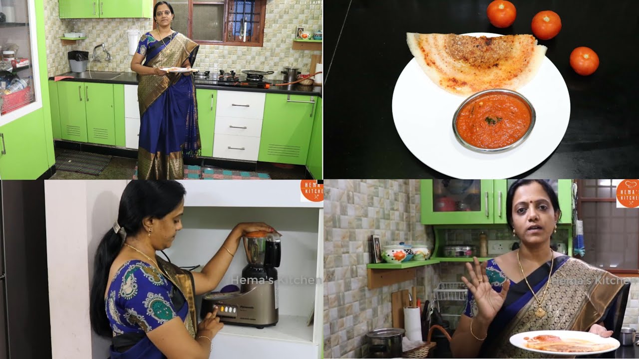 ரோட்டுக்கடை தக்காளி கார சட்னி/Tomato kara chutney/kara chutney in Tamil/Tomato chutney in Tamil