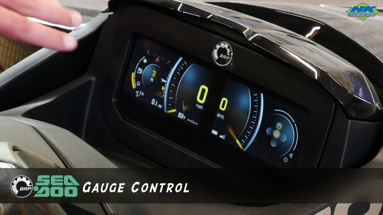 Sea-Doo PWC Gauge Cluster Controls