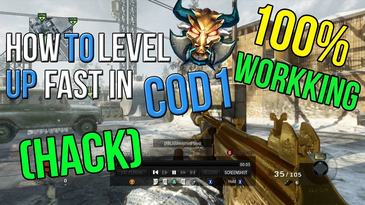 How to level up fast in Call of Duty Black Ops 1-100% Working (Xbox 360 & Xbox One & PS3)
