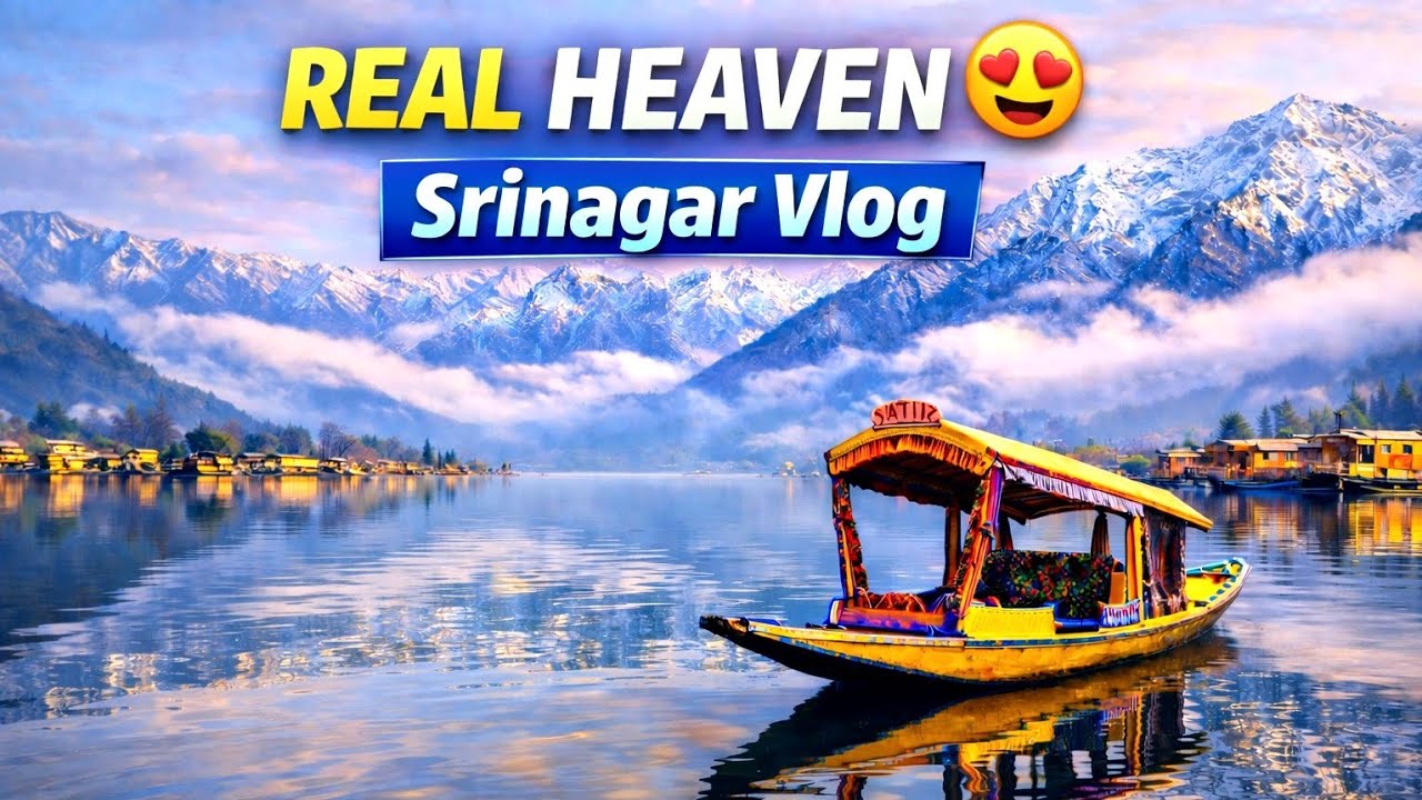 Kashmir Srinagar Vlog | Paradise on Earth 😍 | Dal Lake, Pari Mahal @ShaXplorer19 #kashmir #dallake 