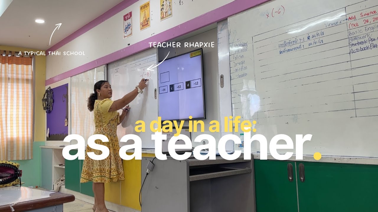 as a teacher in thailand ✎ᝰ
