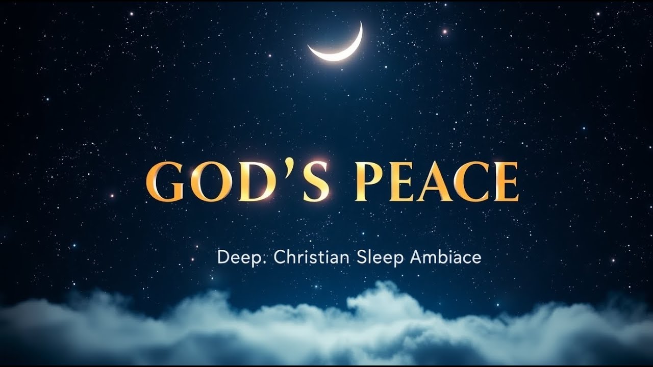 🌃 Peaceful Night Prayer: Christian Sleep Music & City Lights Ambience | Deep Rest in God's Presence
