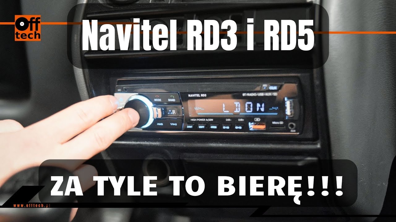 Navitel RD3 i RD5: co potrafi radio do samochodu z BT za około 100 zł?