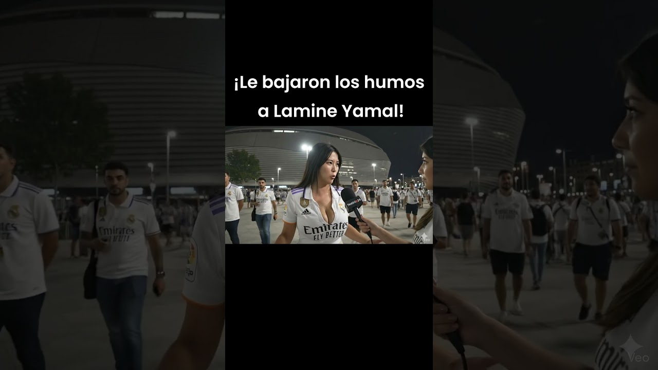 Aficionada del Real Madrid humilla a Lamine Yamal tras el Clásico | Real Madrid vs Barcelona