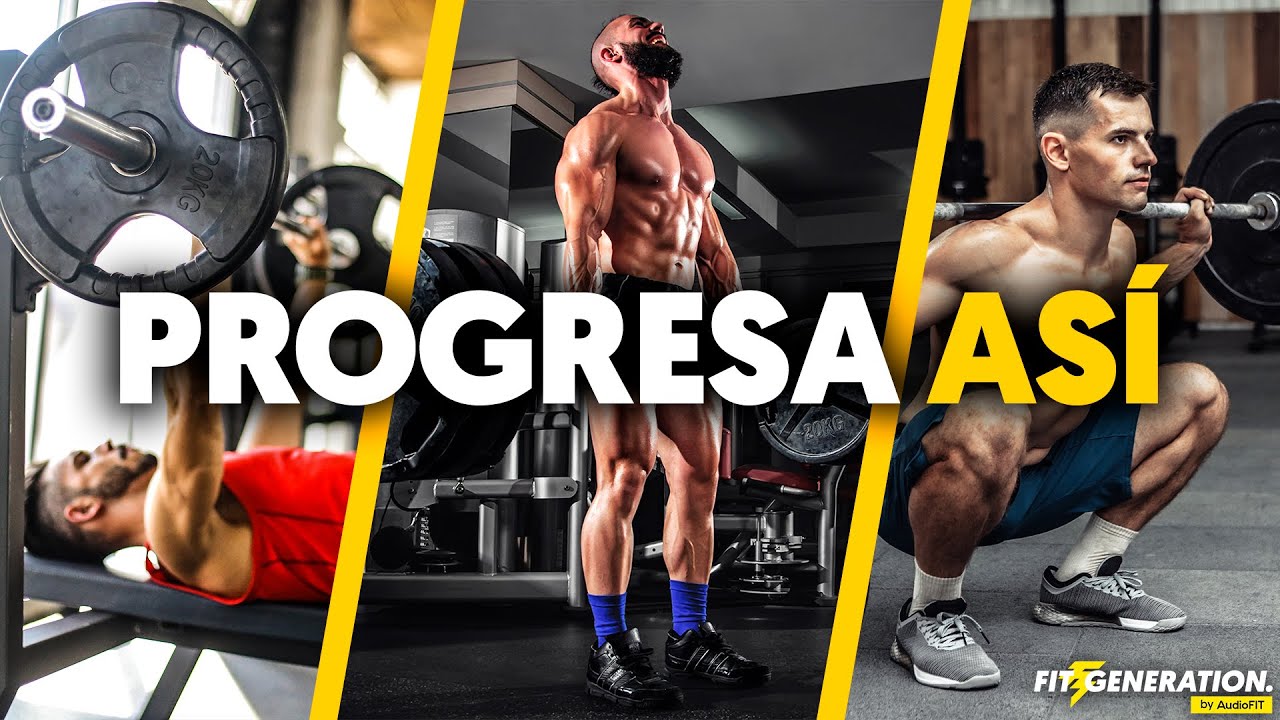 TOP 3 PROGRESIONES para GANAR FUERZA (peso muerto, press banca y sentadilla)