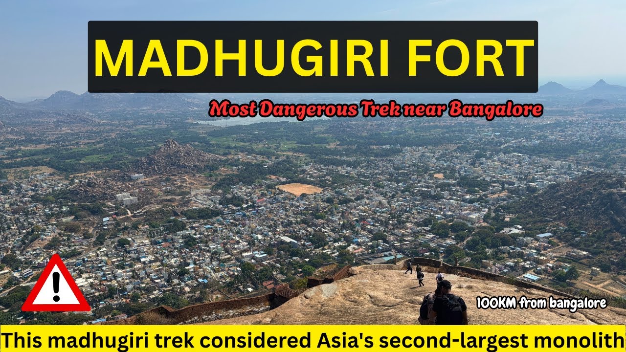 Most Dangerous Trek near Bangalore | Madhugiri betta | Madhugiri fort | Madhugiri hill | Tumkur