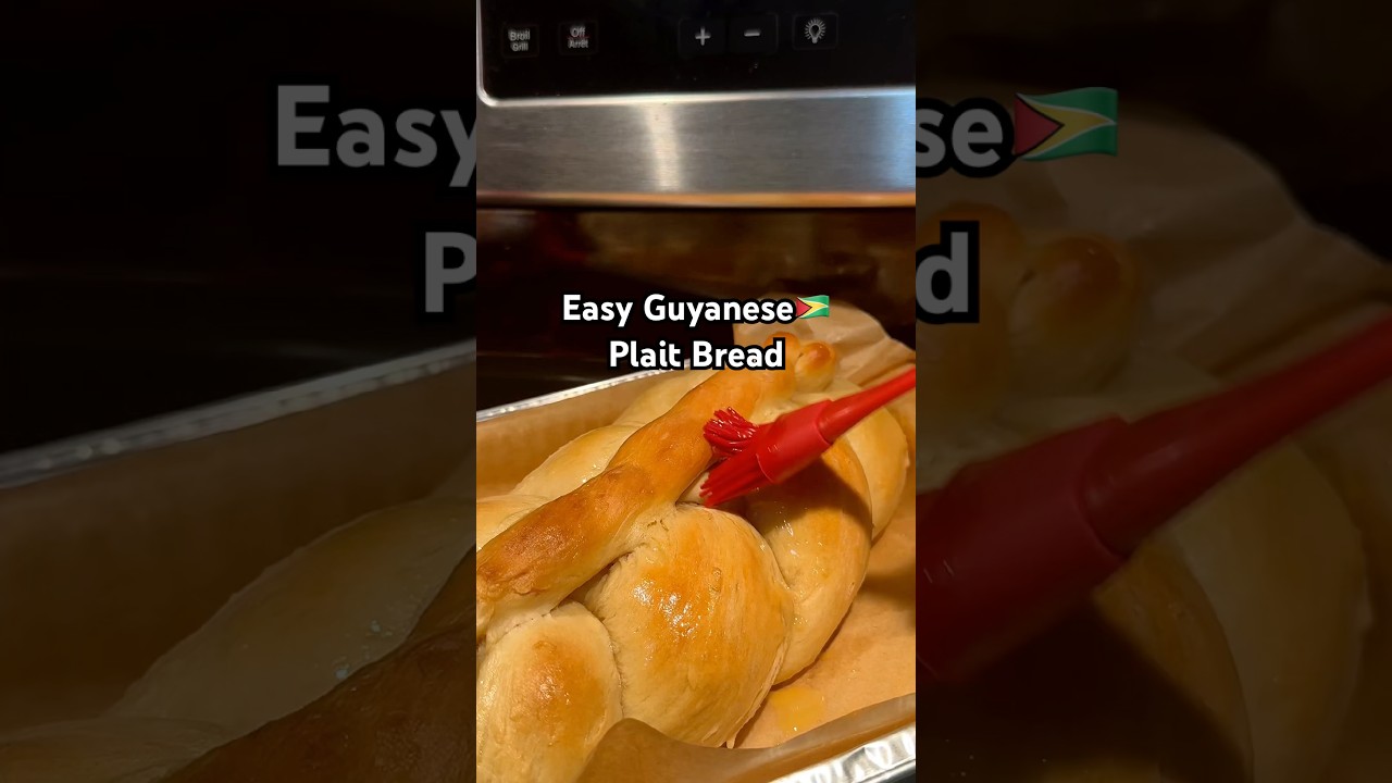 Easy Guyanese Plait Bread