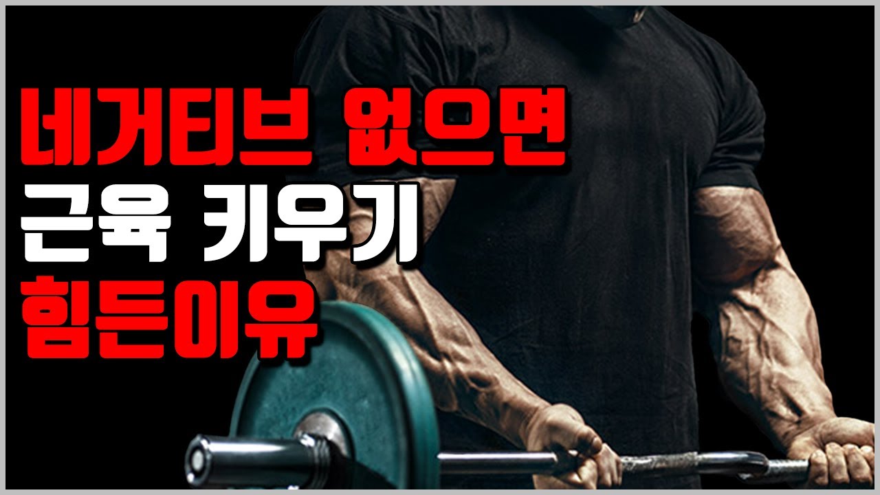 초보자건 상급자건 네거티브는 필수입니다! 근성장 최적의 메커니즘 네거티브[원심성수축]