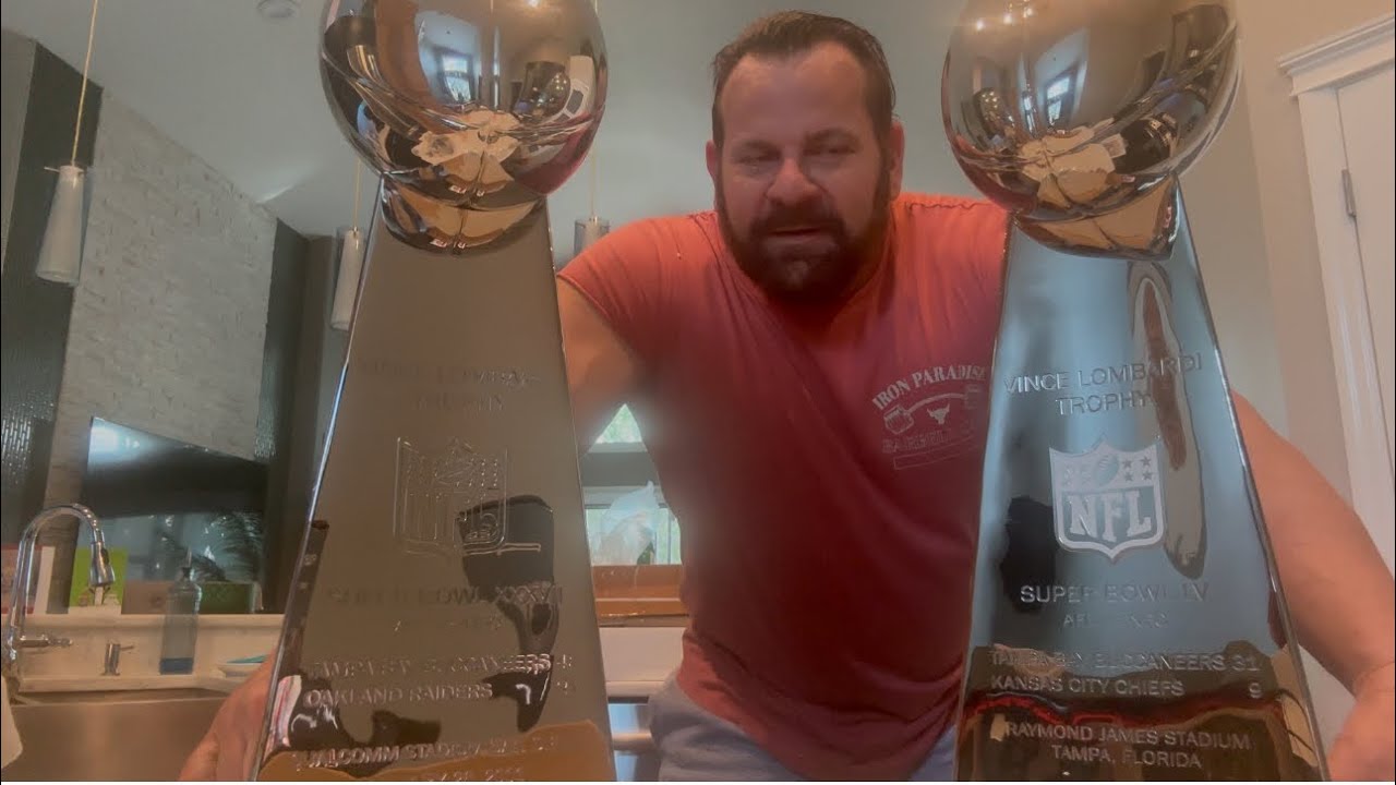 Copy Trophy #superbowl #lombarditrophy #buccaneers #ringofhonor