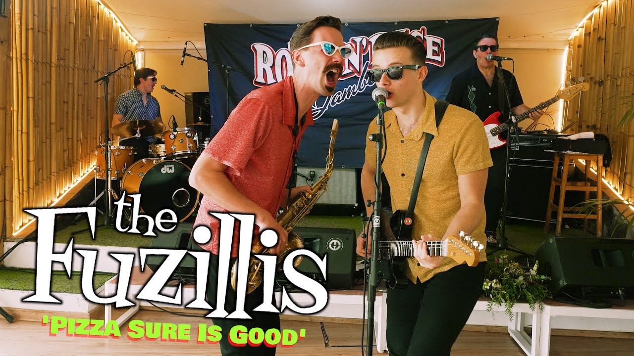 'Pizza Sure Is Good' THE FUZILLIS (Hotel Barracuda, Rockin' Race Jamboree festival) BOPFLIX sessions