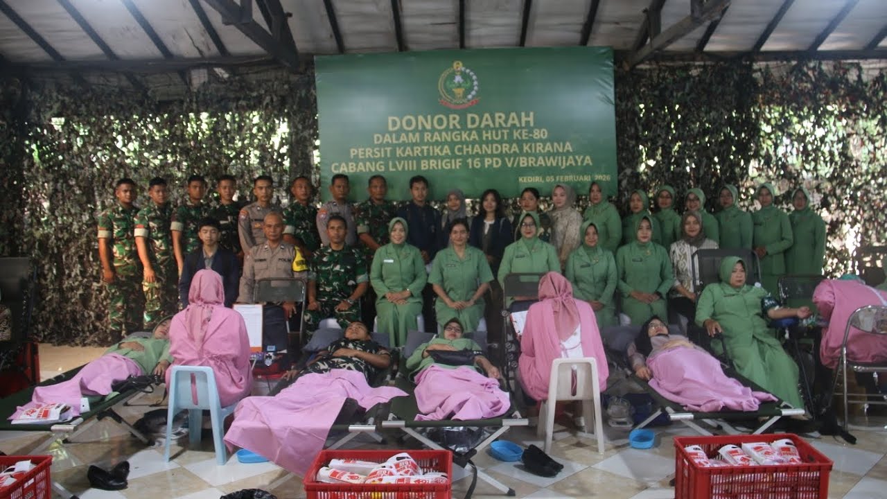 DONOR DARAH HUT KE - 80 PERSIT KARTIKA CHANDRA KIRANA 
