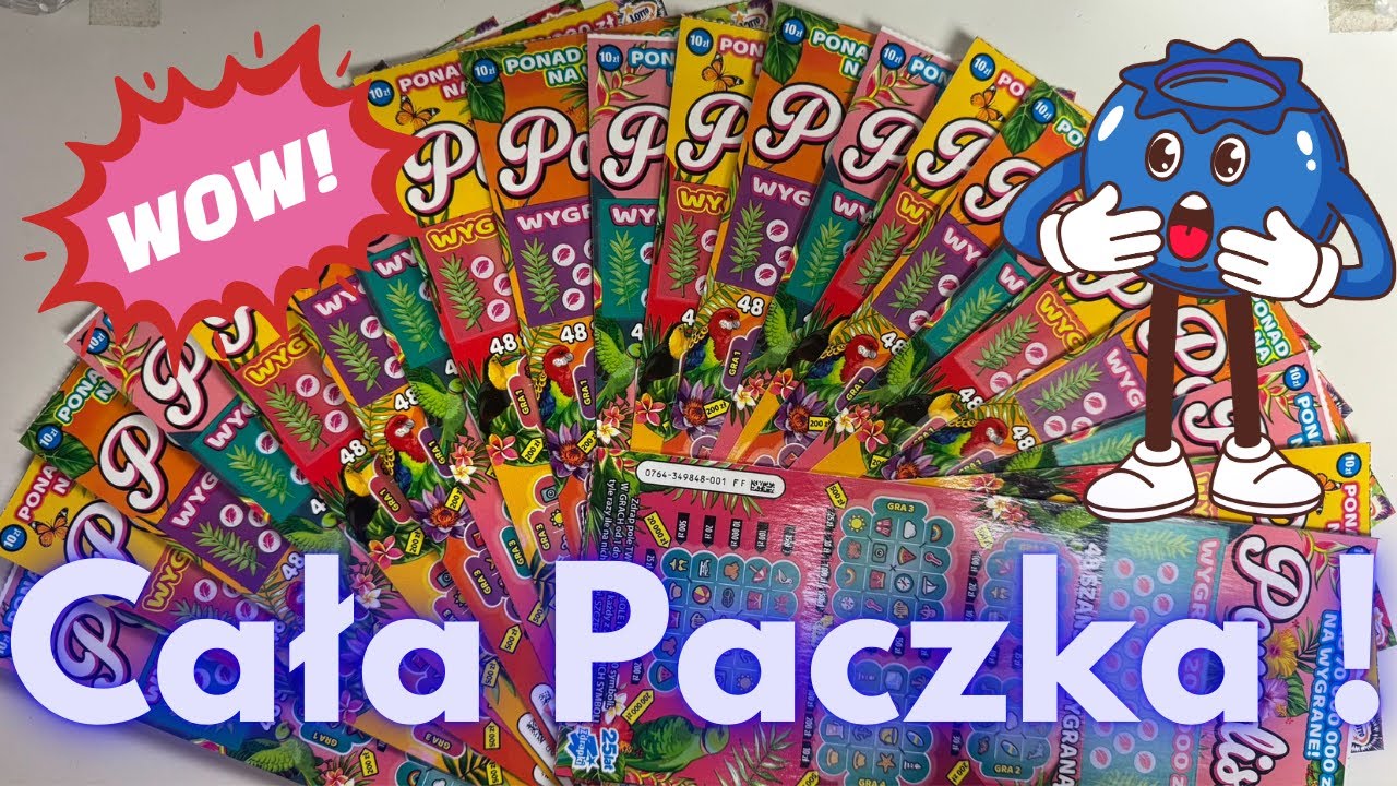 Zdrapki Lotto👉CAŁA PACZKA PARADISO NA JEDNYM ODCINKU😱🤑
