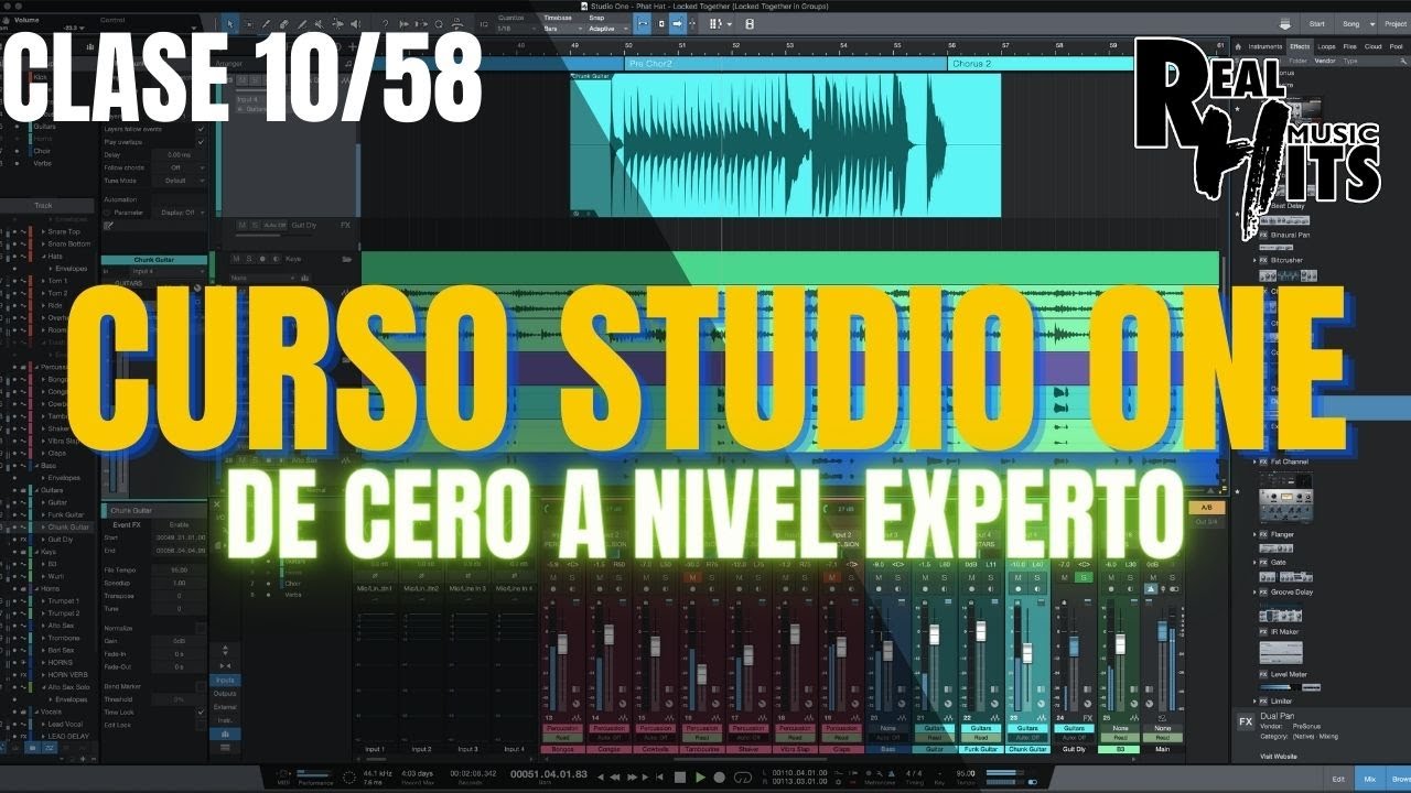 Clase 10//58 | Metrónomo a detalle | Curso completo de Studio One
