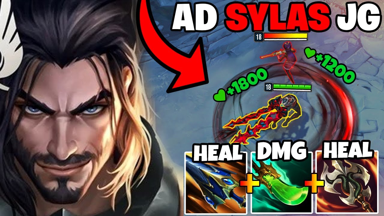 They WERE NOT READY for *AD SYLAS* JUNGLE !! (30K HEALING WTF)