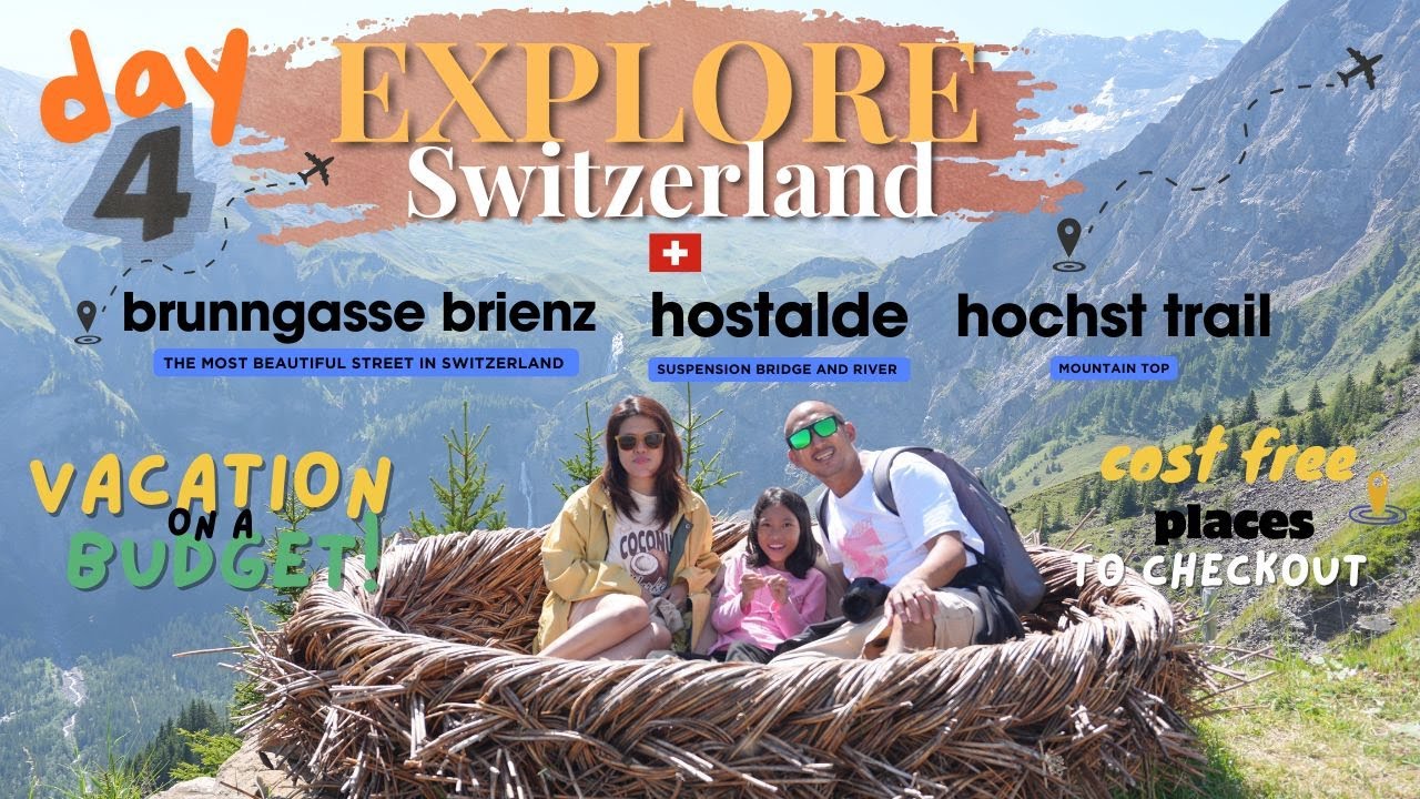 Filipino Family Eps4 : Zero and low cost adventures in Switzerland