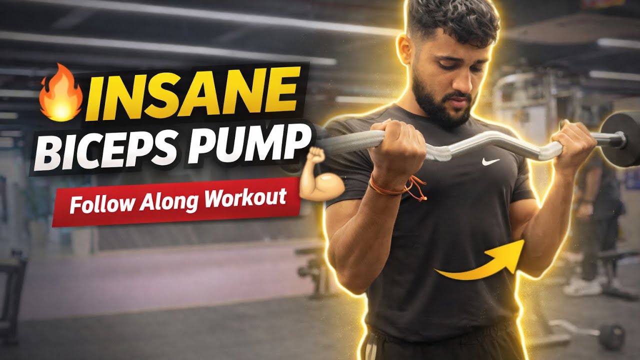 Day 7 | Insane Biceps Pump Workout 💪 | Bigger Arms Fast | 