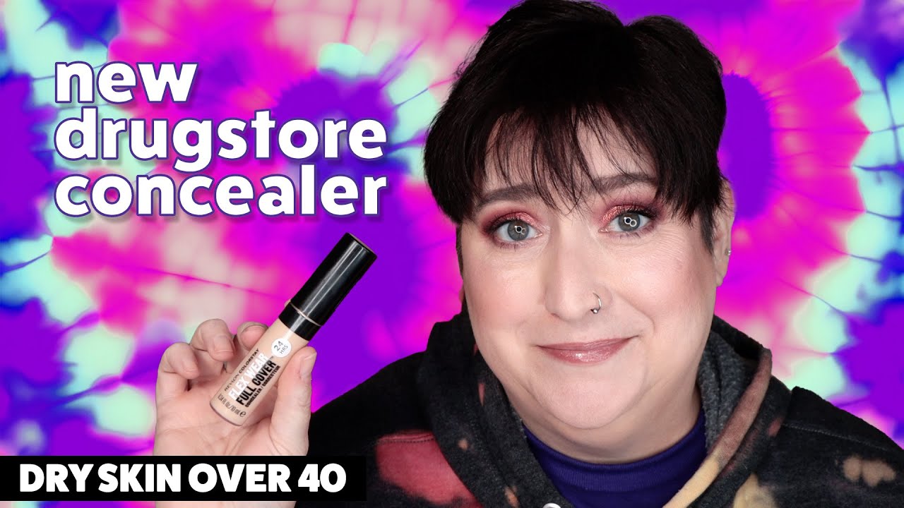 REVLON COLOR STAY FLEX WEAR FULL COVER CONCEALER | Dry Skin Review & Wear Test