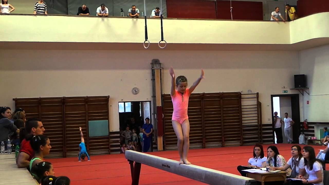 Pavlovic Marija gimnastika greda Novi Sad 1 mesto  1. Kolo KUP Srbije Gimnasticki klub Beograd
