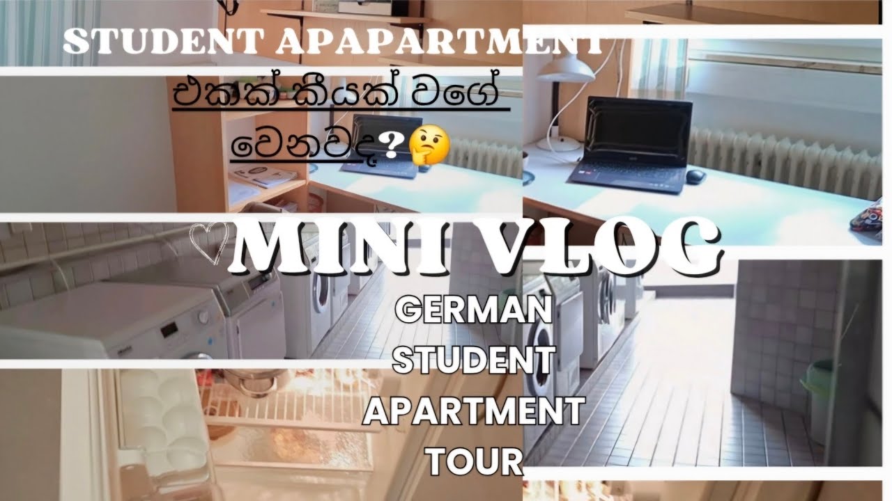 Cozy Student Apartment in Bayreuth 🇩🇪 Sinhala Vlog | Srilanka 🇱🇰  #srilanka #germany #study