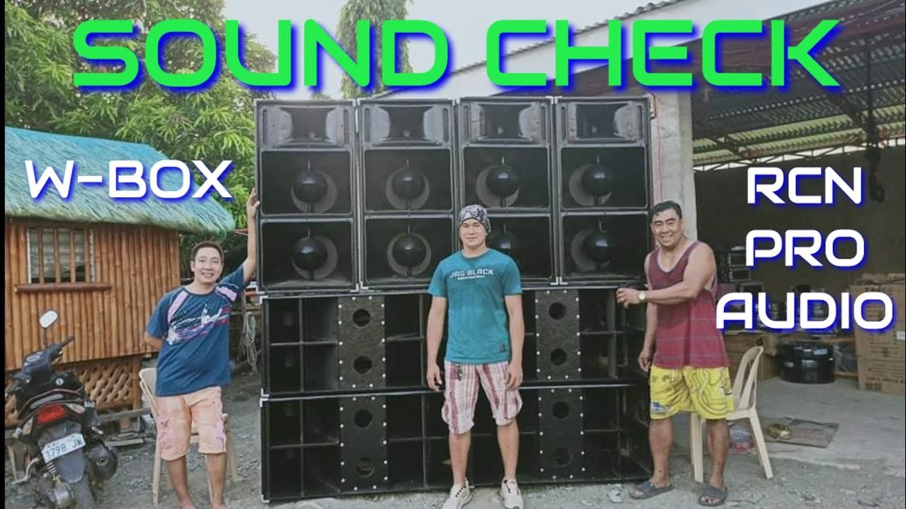 SOUND CHECK SA EDLIM ELECTRONICS CENTER.RAON QUIAPO MANILA, SUBZERO WALA PARING KUPAS,3000W LOAD.