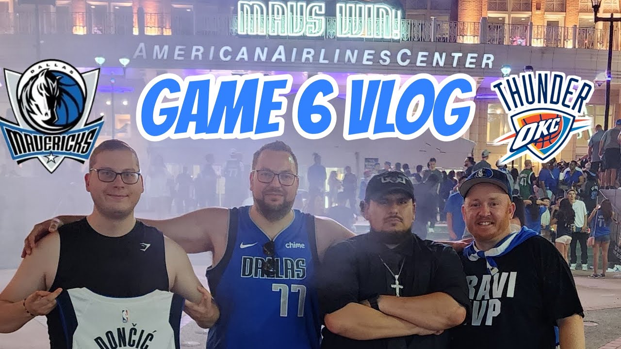 INSANE GAME! MAVS VS THUNDER GAME 6 VLOG!
