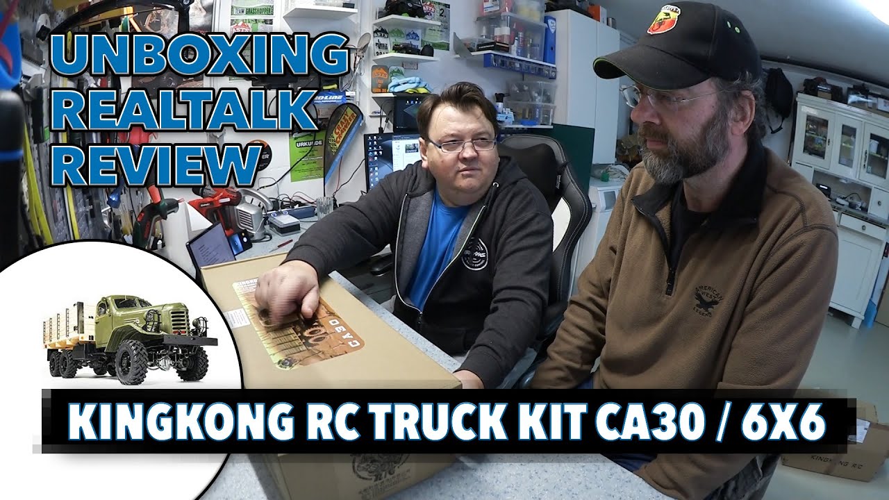 KingKong RC Truck Kit CA30 ZIS/ZIL-151 6x6 1:12 - Unboxing 📦
