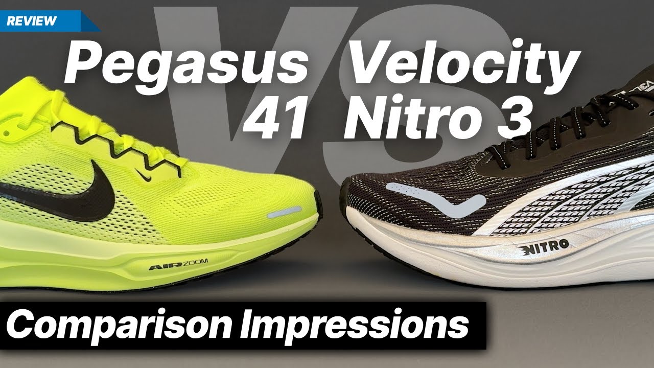 Nike Pegasus 41 vs Puma Velocity Nitro 3