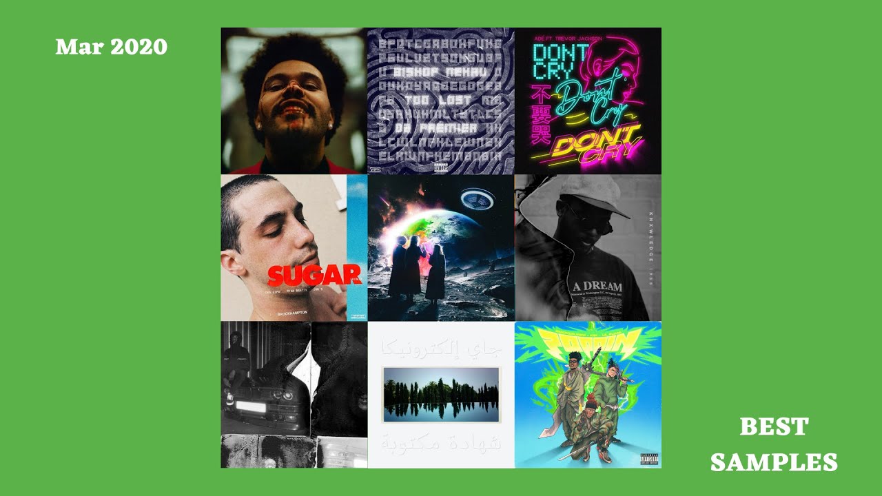 The Best Hip Hop/Rap Samples of March 2020