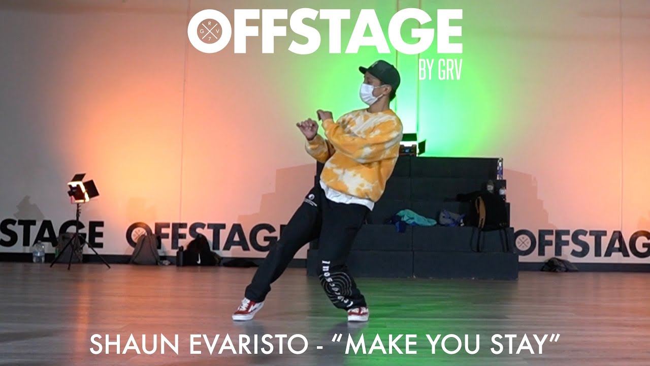 Shaun Evaristo choreography to “Make You Stay” at Offstage Dance Studio