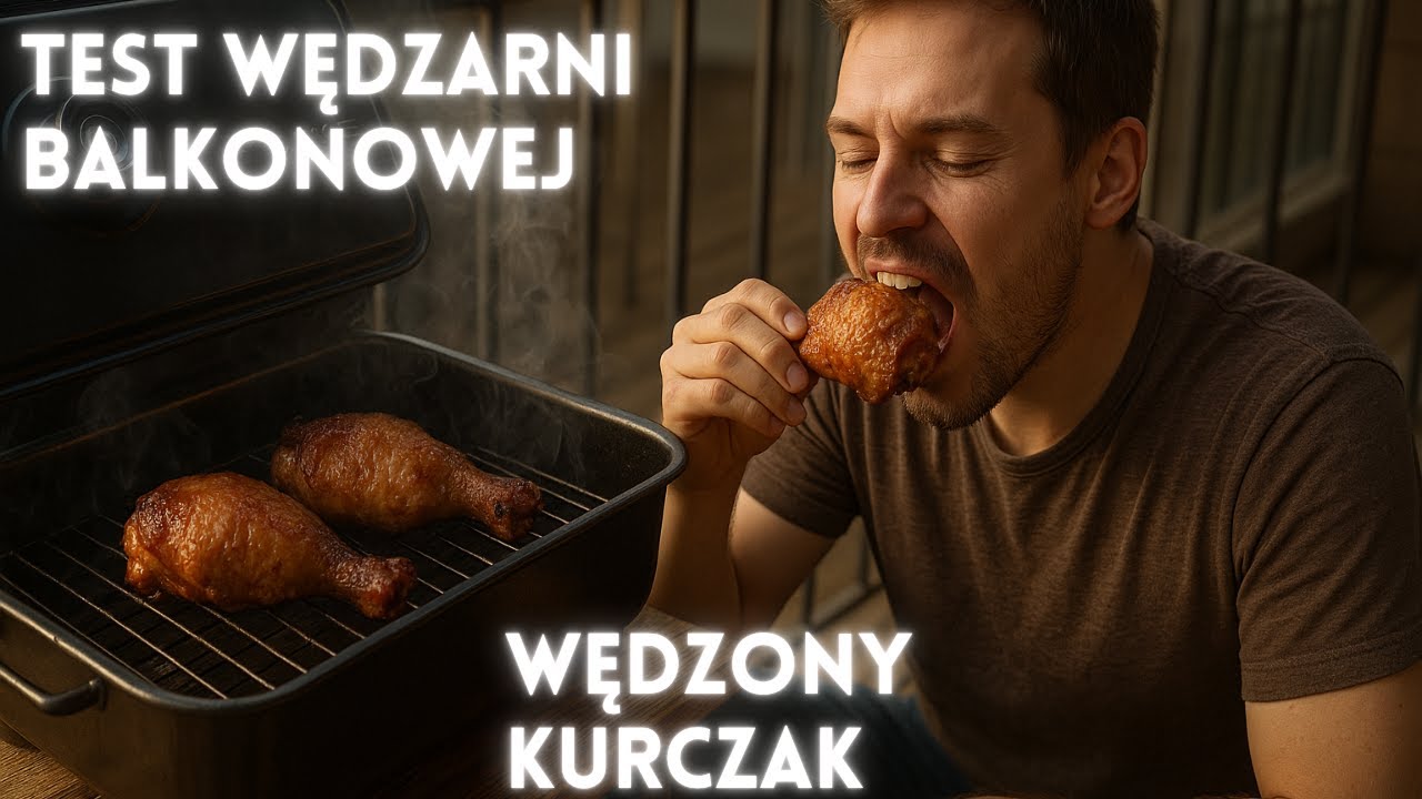 Jak uwędzić kurczaka w WĘDZARNI BALKONOWEJ BROWIN XL - TEST WĘDZARNI - WĘDZONY KURCZAK - VAROK #34