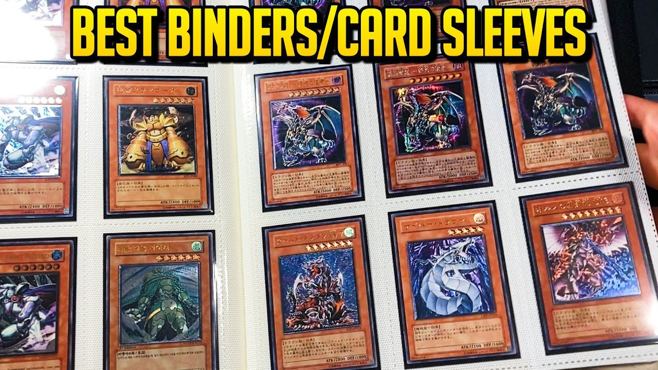 Best Binders and Sleeves for Yu-Gi-Oh/Pokemon Cards