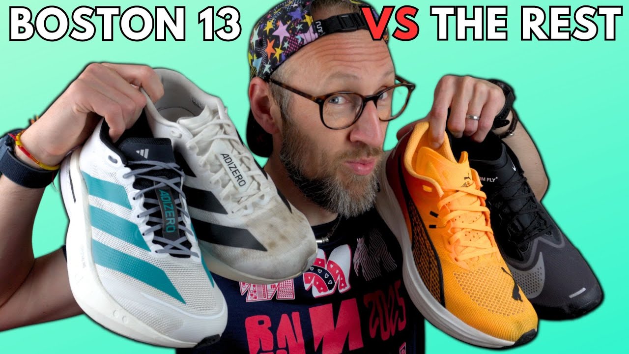 ADIDAS ADIZERO BOSTON 13 против ADIZERO EVO SL, NIKE ZOOM FLY 6 и DEVIATE NITRO 3 — EDDBUD