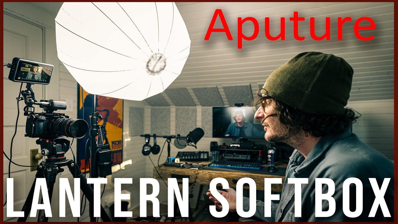 Lighting a Small Space w/ the Aputure Lantern Soft Box + Lighting Tips only One Light