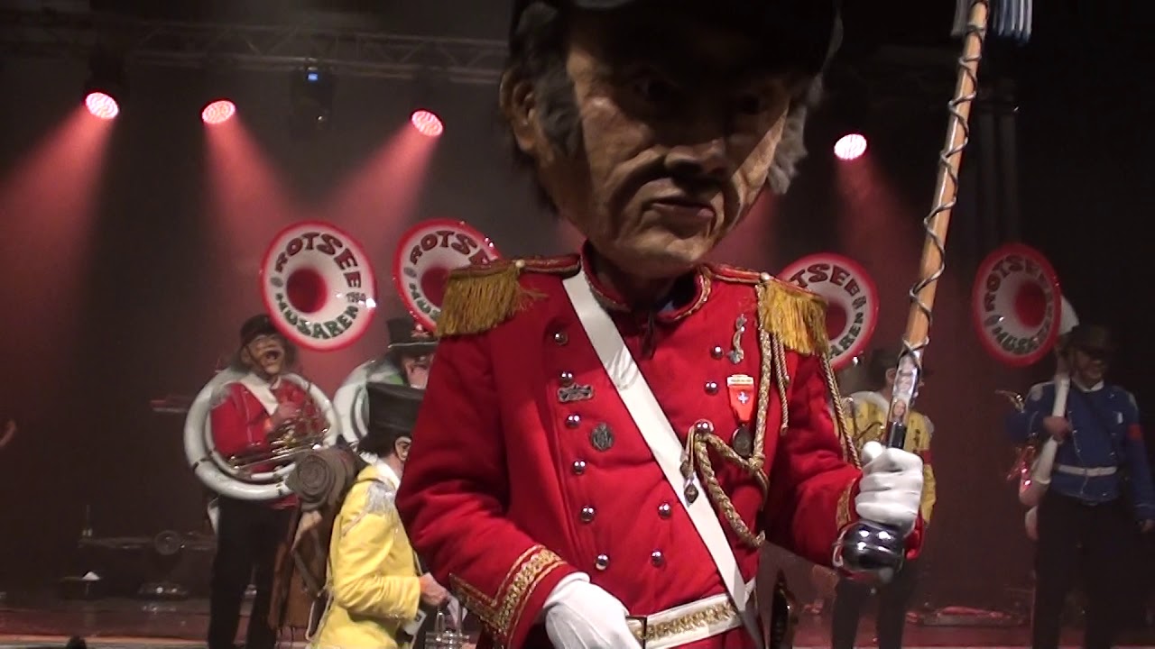 Rotsee Husaren Heitersheim 2019 Einmarsch Malteserhalle