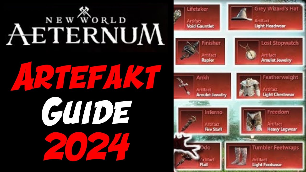 Artefakt Guide 2024🧩New World Aeternum🧩