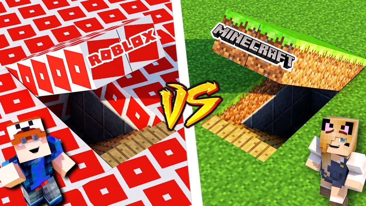 TAJNY DOM ROBLOX VS TAJNY DOM MINECRAFT | Vito vs Bella