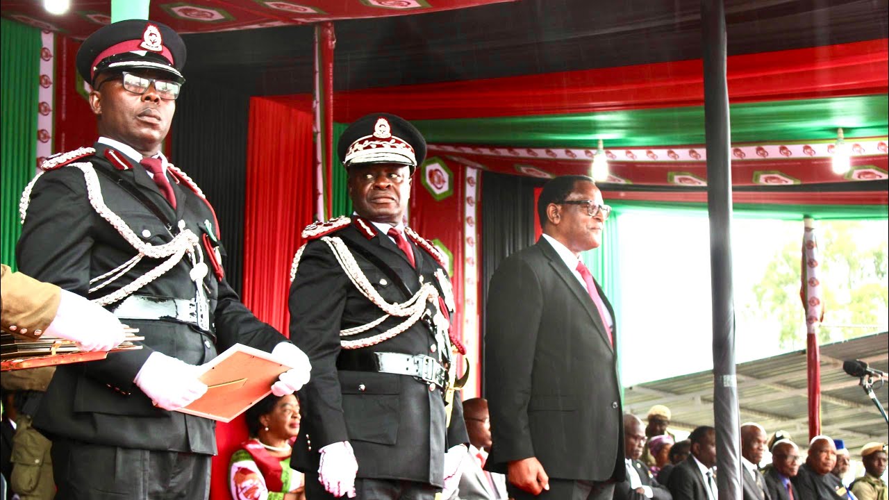 14th Intake Pass out Parade Ceremony - Presided over by Dr. Lazarus Chakwera, President of Malawi.