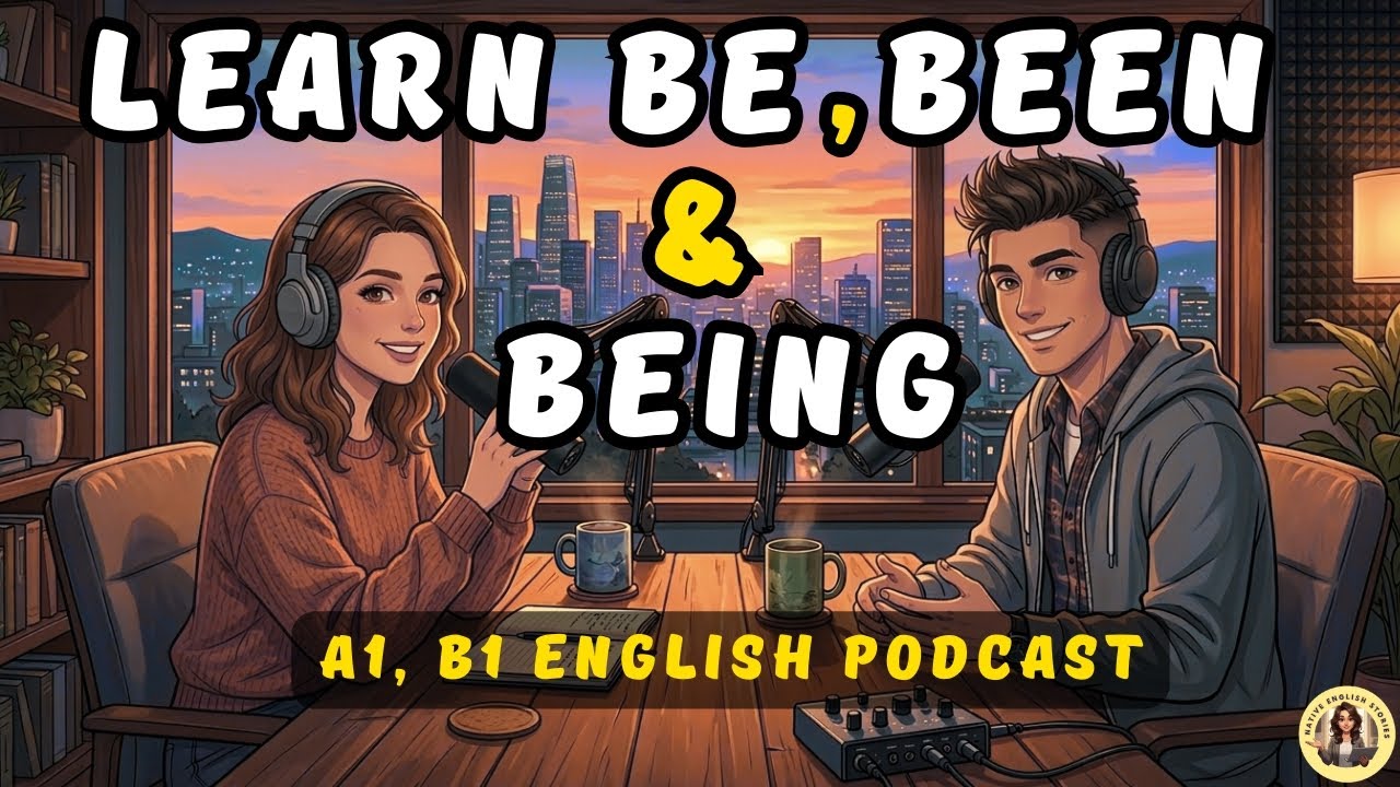 Learn “Be, Been & Being” in English Conversations | Easy English Podcast for Beginners