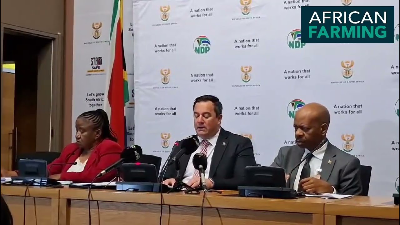 Minister of Agriculture John Steenhuisen announces appointed FMD task team
