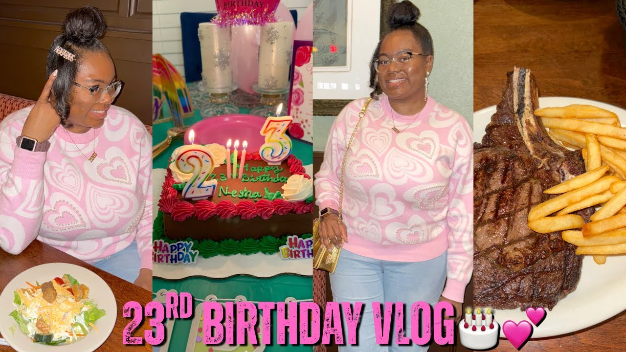 23rd Birthday Vlog 🎉 | Celebrate My Birthday with Me! 🎂