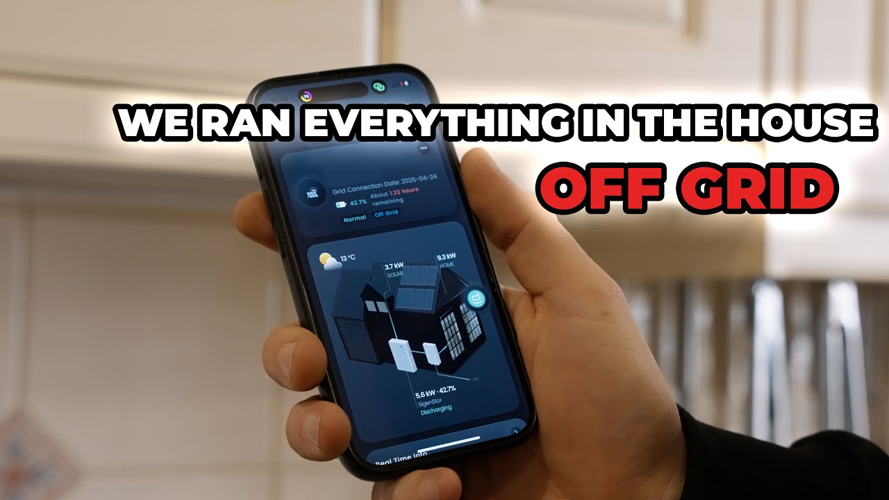 We tried to trip the power.. off grid