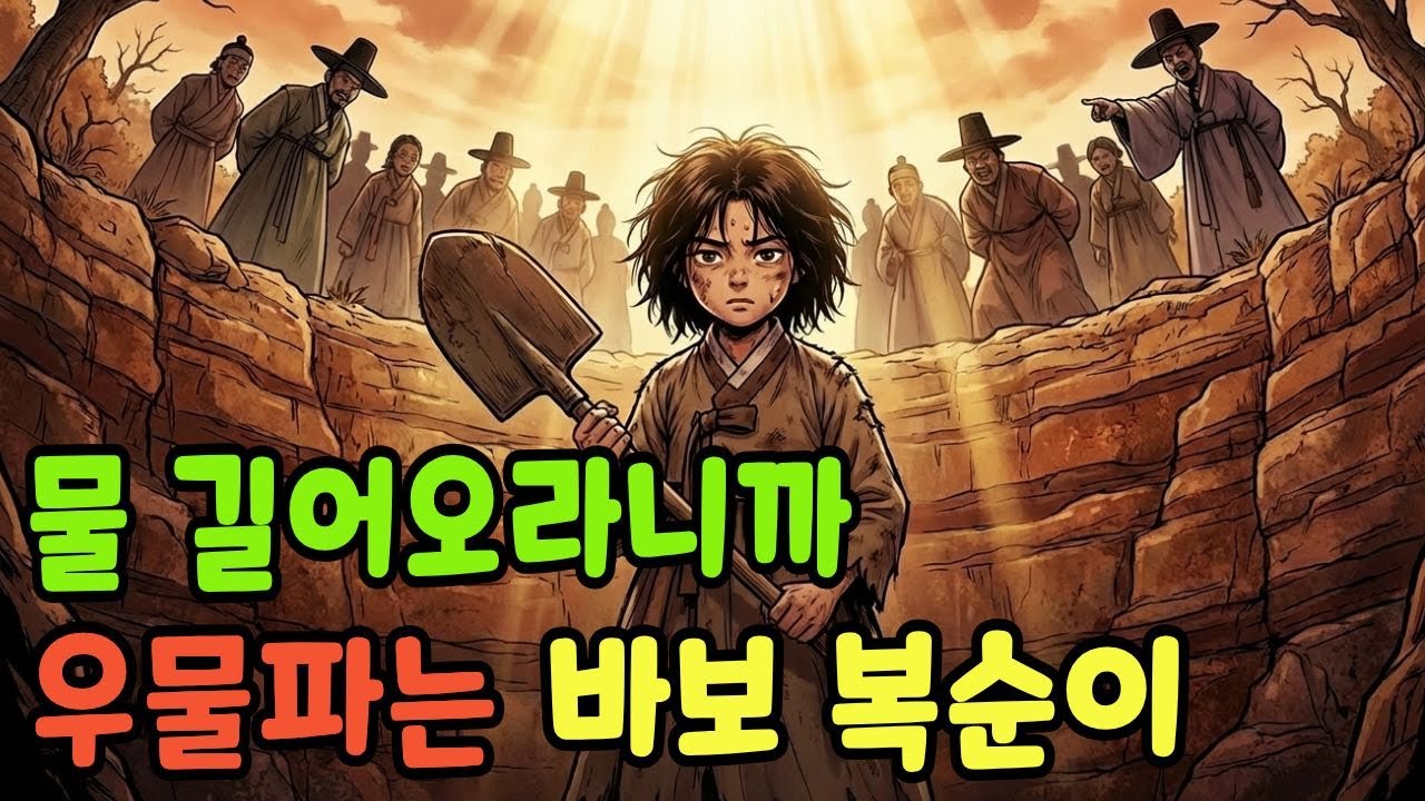 남들보다 조금 느리고 엉뚱하지만, 그 순수한 마음이 결국 하늘을 감동시키고 마을의 큰 재앙을 막아내는 과정 #야담 #우물 #민담 #민속설화 #조선야담 #오디오북