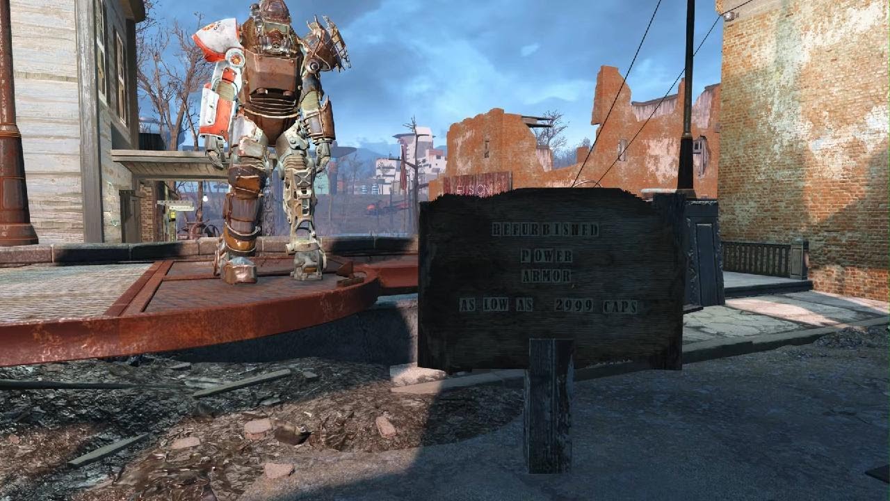 Treasures of Jamaica Plain Power Armor Emporium! Fallout 4 No Mods PS5