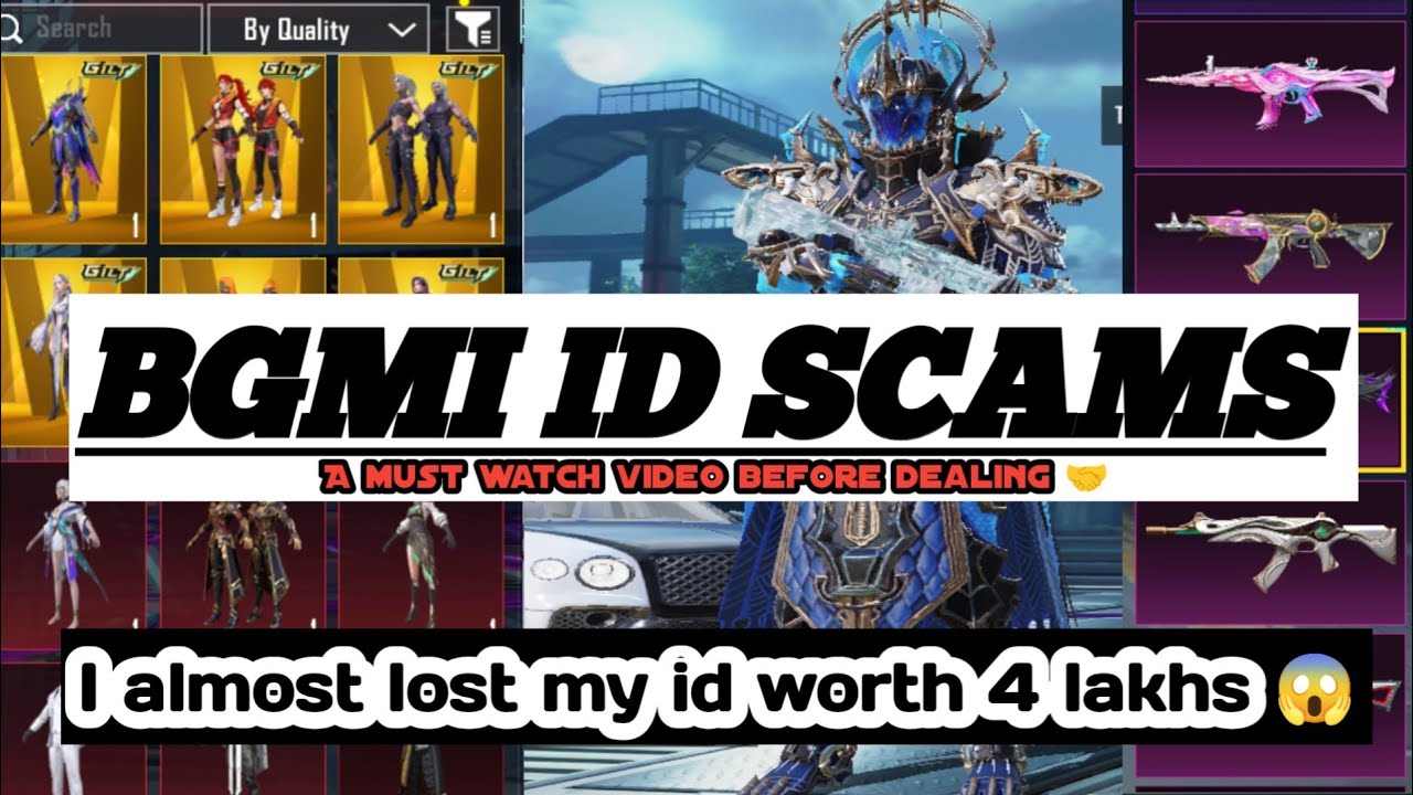 Bgmi id scams | screen sharing scam exposed 