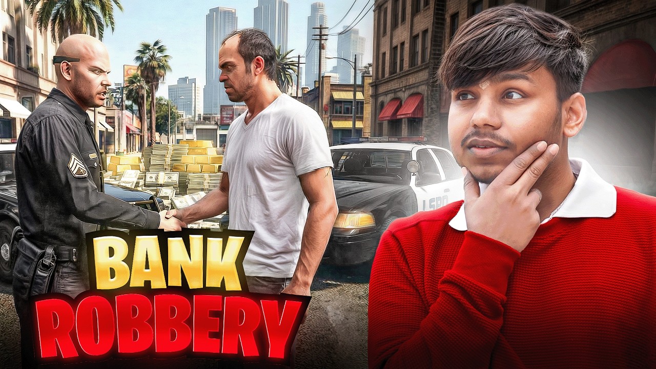 I Robbed a Bank With a Police Officer | GTA V Gameplay