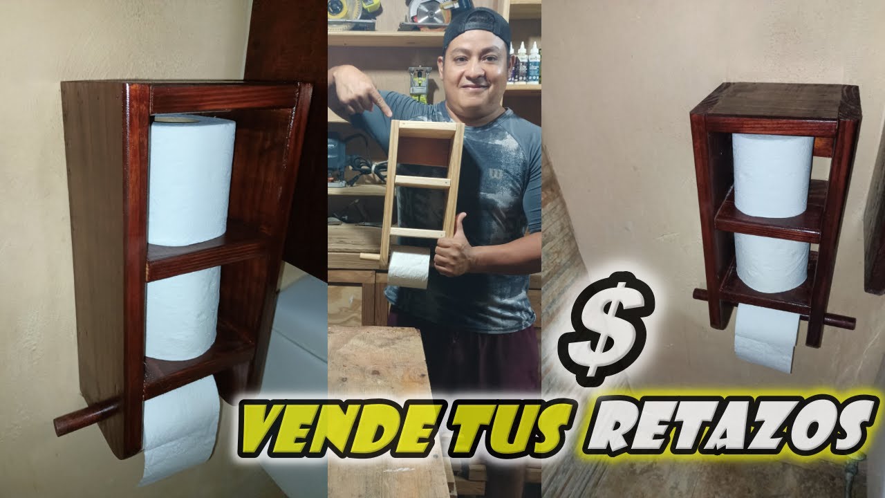 Mira lo que hice con estos SOBRANTES DE MADERA #viralvideo #carpinteria